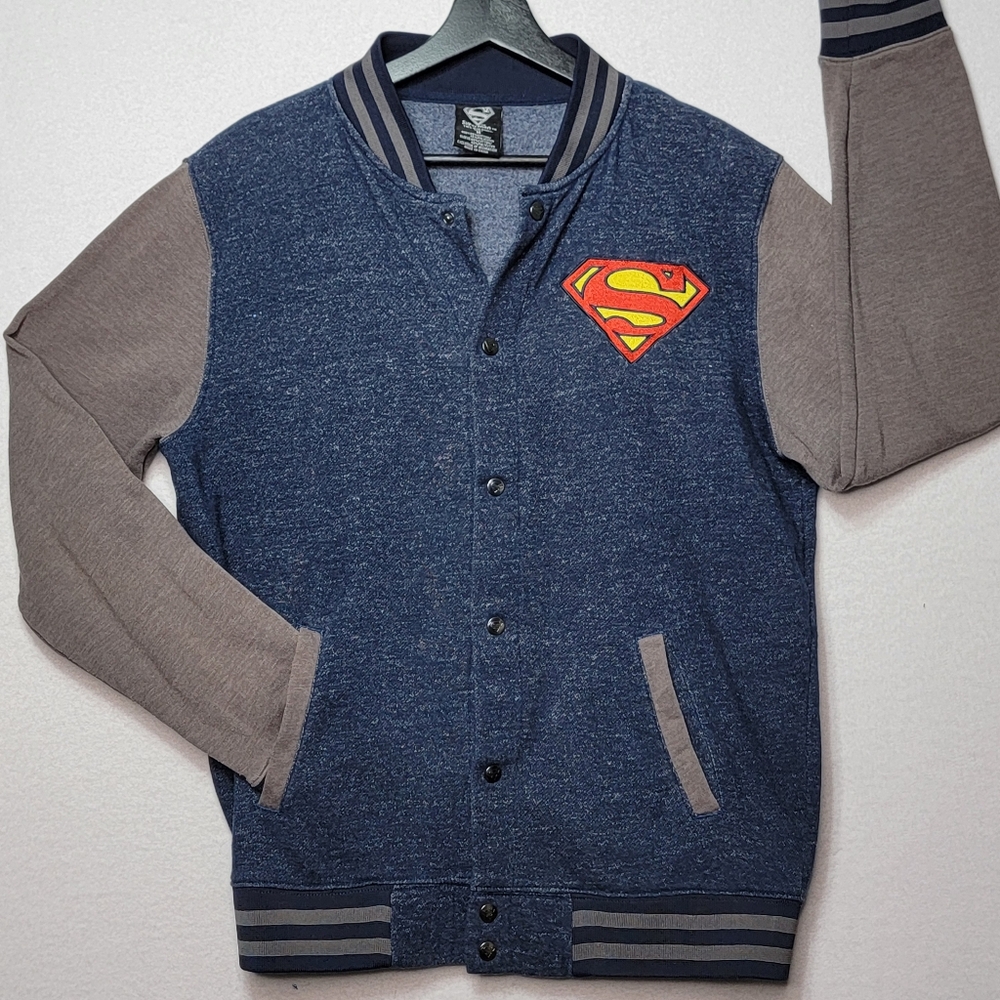 Superman Logo Varsity Jacket‎ SIZE M. #866